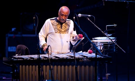 Mulatu Astatke performing at the Barbican Centre in London in 2010.