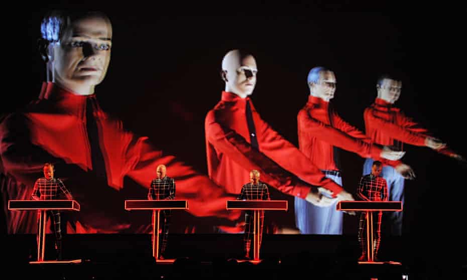 Assassins of the cult of personality … Kraftwerk perform in New York in 2012.
