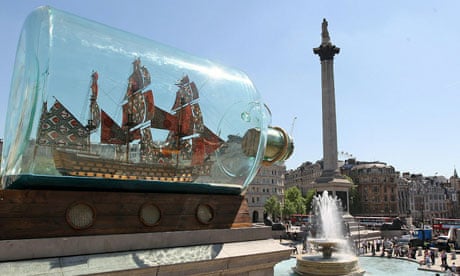 Yinka Shonibare's HMS Victory sculpture