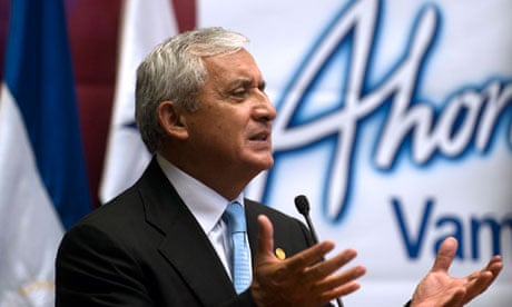 Guatemalan President Otto Perez Molina d