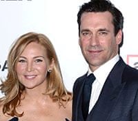 Jennifer Westfeldt and Jon Hamm