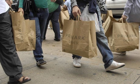 People carrying Primark bags