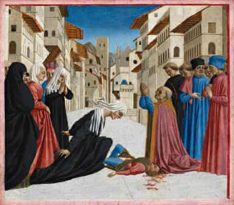 A Miracle of St Zenobius, by Domenico Veneziano