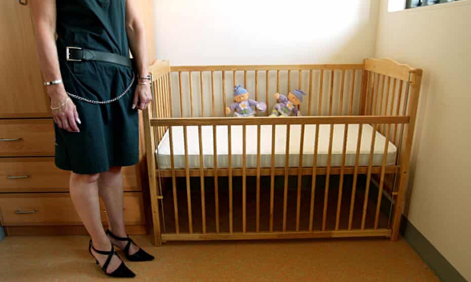 A mother and baby unit at HM Prison Bronzefield, a new women-only prison.
