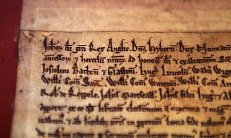 Magna Carta helped bring democracy to Europe.