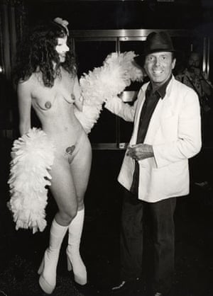 Ron Galella Disco NYC: Francesco Scavullo and at Studio 54 dancer at the club's re-opening