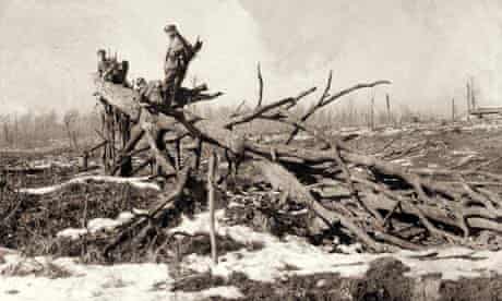 German soliders after the battle of Verdun