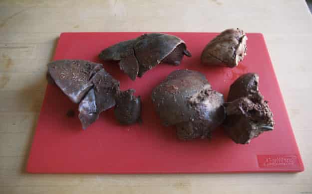 Gallery Make your own haggis: Haggis pluck separated