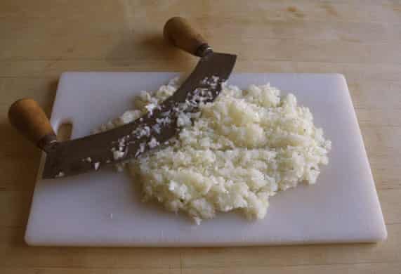 Gallery Make your own haggis: Haggis chopped onions