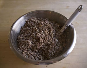 Gallery Make your own haggis: Haggis mixed filling