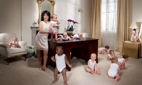 Dr Xiao-Ping Zhai and babies