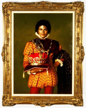 Michael Jackson's auction: Portrait of Michael Jackson dressed as a King