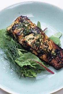 Herbed salmon