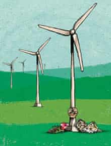 wind turbine illustration