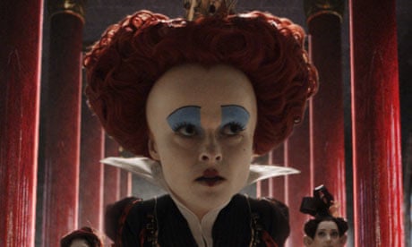 Helena Bonham Carter as the 'ugly, oppressive' Red Queen in Alice in Wonderland