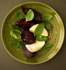 Gwyneth Paltrow’s burrata with roasted beetroot