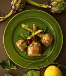 Gwyneth Paltrow’s artichokes with basil and mint