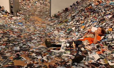 millions of pictures piled up at 24 hr photos exhibition