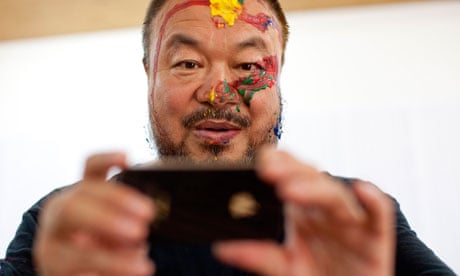 Ai Weiwei in his Beijing studio