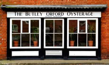 Butley Orford Oysterage Restaurant in Orford Suffolk