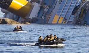 Costa Concordia Storms Threaten To Shift Marooned Cruise
