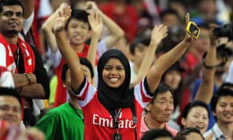 Arsenal FC Training Session in Kuala Lumpur