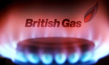 British Gas logo and gas ring
