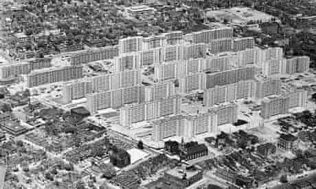 Aerial View of St. Louis Housing Project