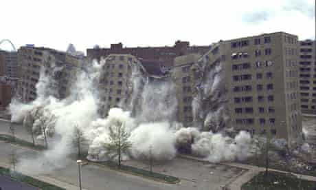 Pruitt-Igoe demolition in 1972 Pruitt-Igoe demolition in 1972