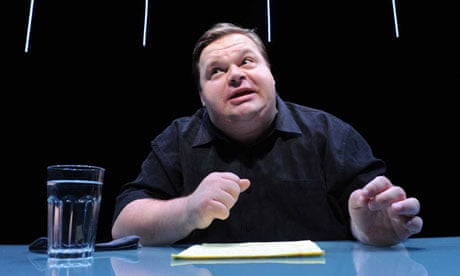 Mike Daisey performs his show The Agony and the Ecstasy of Steve Jobs in New York.