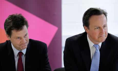 Prime Minister David Cameron And Deputy Prime Minister Nick Clegg Visit The Olympic Park