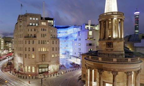 BBC Broadcasting House and its new extension