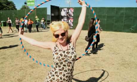 Louise Cattell at the Lovebox festival in 2010