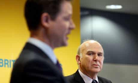 Nick Clegg And Vince Cable  