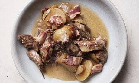 Nigel Slater's lamb and bacon stew recipe