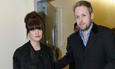 Lily Allen with her husband Sam Cooper