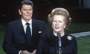 Us Media Baffled By Attacks On Lady Thatcher Ronald Reagan S Ally Politics The Guardian