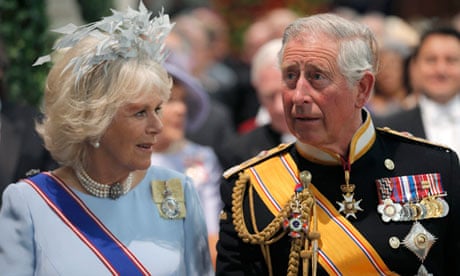 Britain's Prince Charles and his wife Camilla 