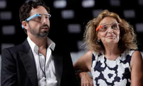 Diane Von Furstenberg, Sergey Brin, Google Glass