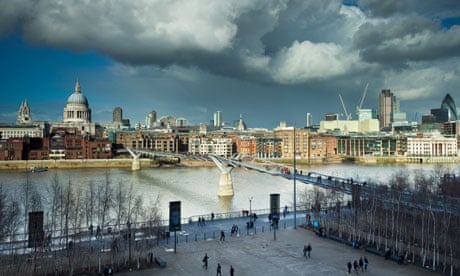 London seen from Tate Modern.