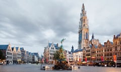 Grote Markt and Cathedral of Our Lady, Antwerp