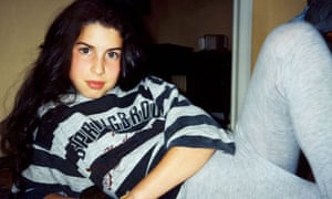 Amy in stripy sweatshirt