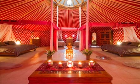 A luxury yurt at Finca de Arrieta, Lanzarote
