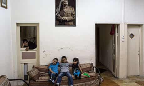 A Muslim family living in Jerusalem