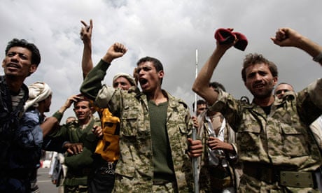 Yemeni republican guard troops