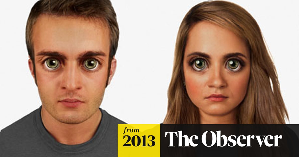 What human faces might look like in 100,000 years
