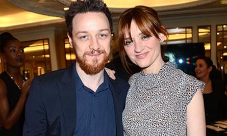 James McAvoy with his wife Anne-Marie Duff
