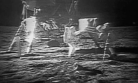 Apollo 11 astronauts land on the moon, 1969