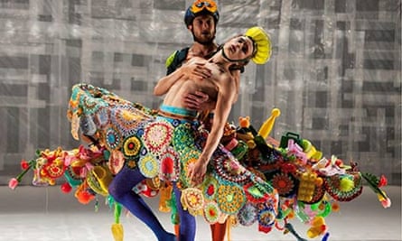 ballet costume made from recycled objects by Marja Uusitalo