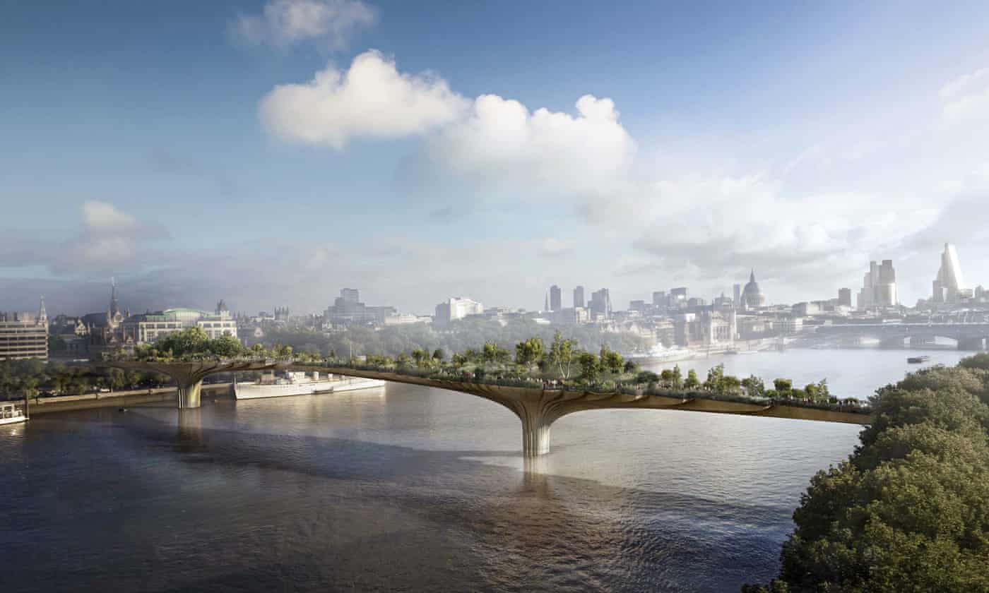 Authors, architects and artists line up to lambast ‘abysmal’ garden bridge plan